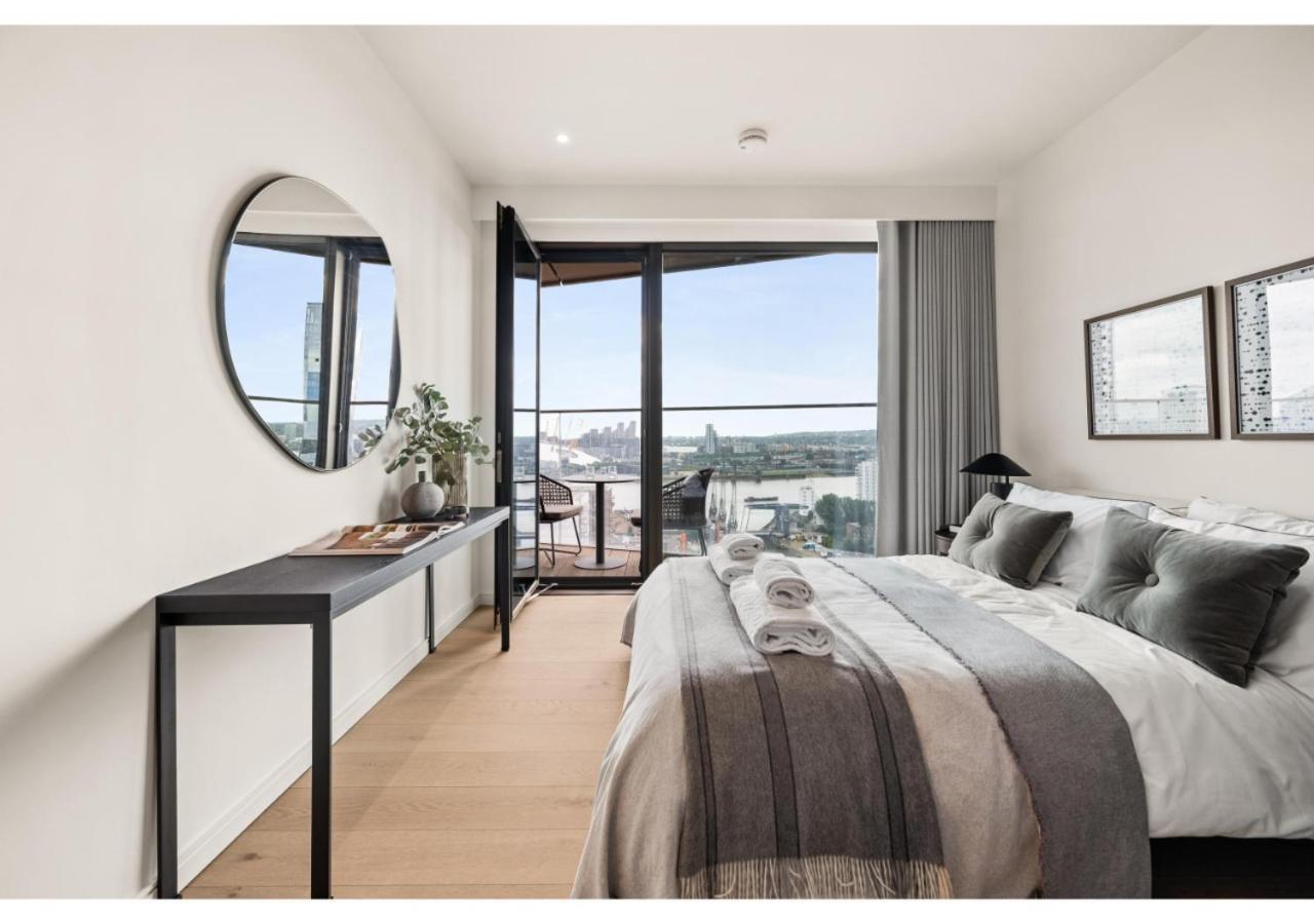 Elegant And Modern Apartments In Canary Wharf Right Next To Thames Лондон Екстериор снимка