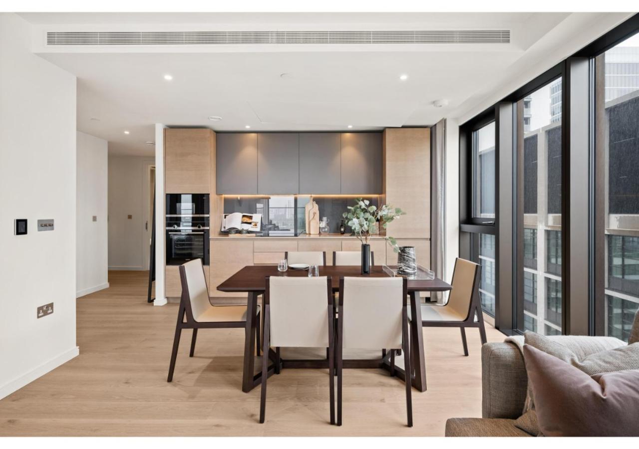 Elegant And Modern Apartments In Canary Wharf Right Next To Thames Лондон Екстериор снимка