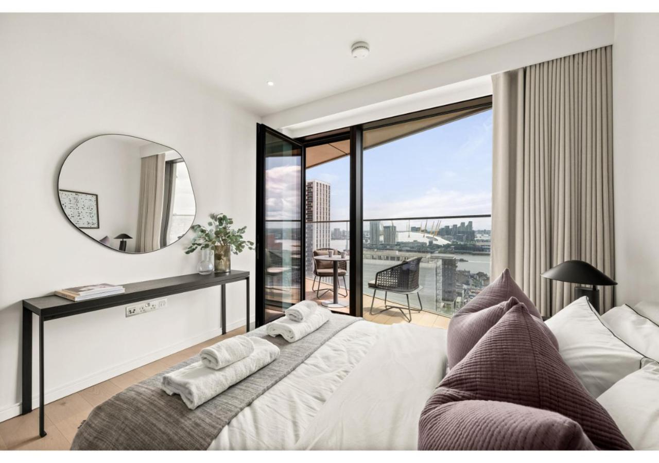 Elegant And Modern Apartments In Canary Wharf Right Next To Thames Лондон Екстериор снимка