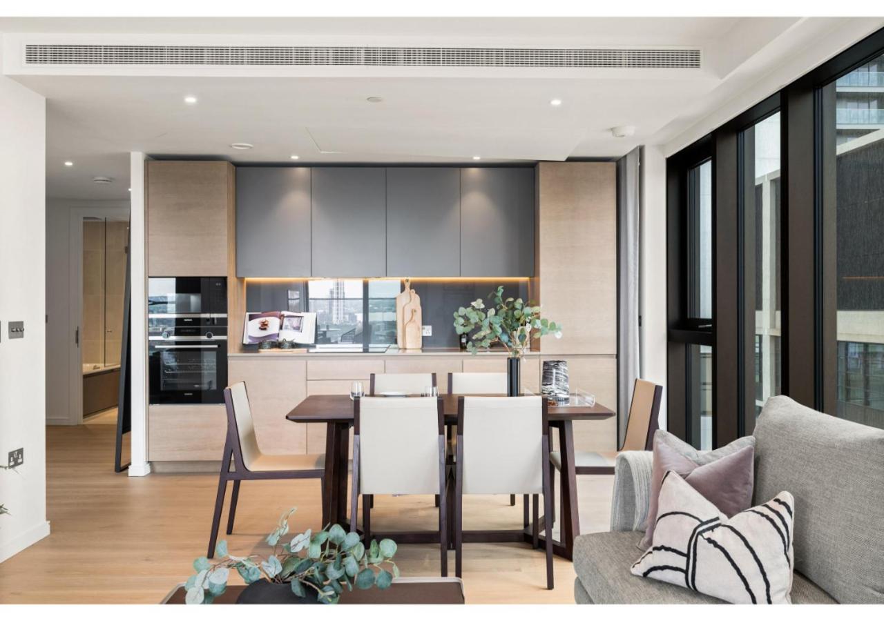Elegant And Modern Apartments In Canary Wharf Right Next To Thames Лондон Екстериор снимка