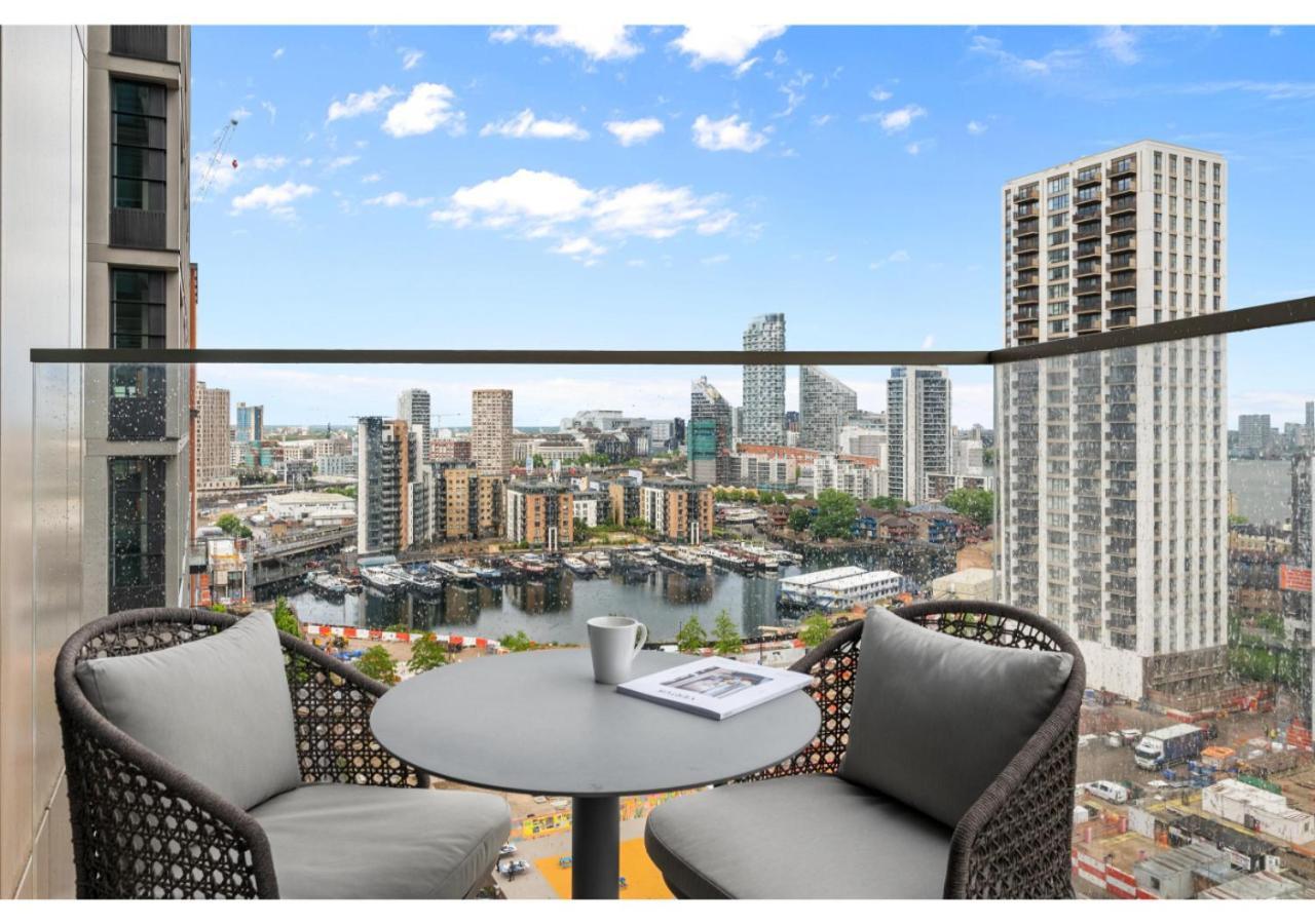 Elegant And Modern Apartments In Canary Wharf Right Next To Thames Лондон Екстериор снимка